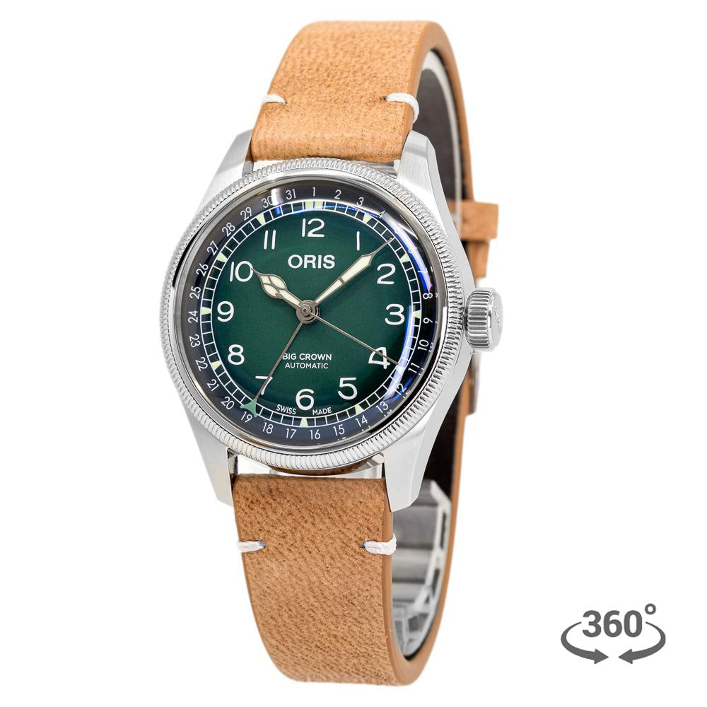01 754 7779 4067-Set-Oris 01 754 7779 4067 X Cervo Volante Green Dial Watch