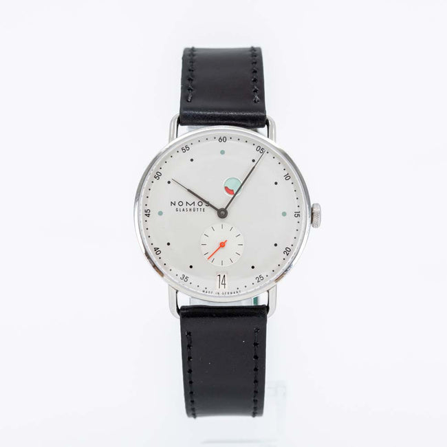 1101-Nomos Glashutte Men's 1101 Metro White Dial