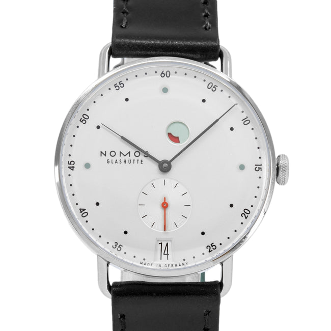 1101-Nomos Glashutte Men's 1101 Metro White Dial