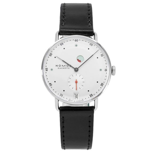 1101-Nomos Glashutte Men's 1101 Metro White Dial