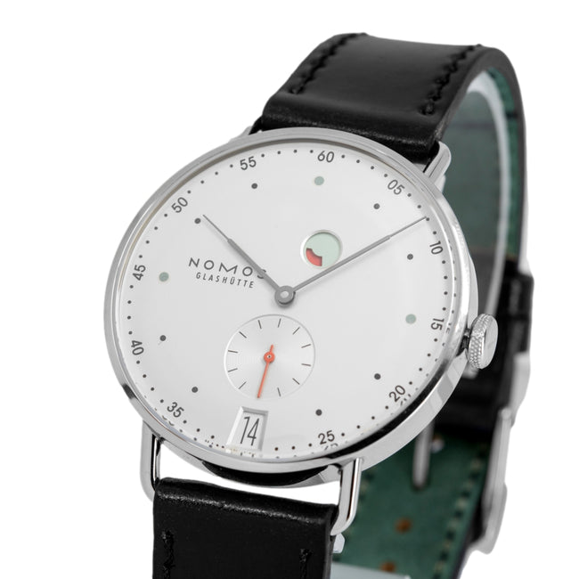 1101-Nomos Glashutte Men's 1101 Metro White Dial
