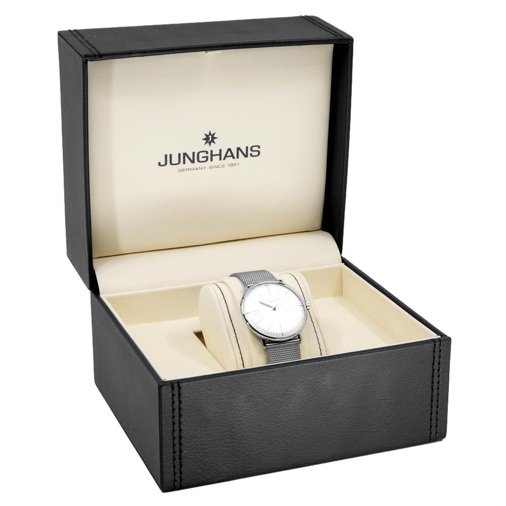 27/3004.46-Junghans 27/3004.46 Max Bill Silver Dial Watch