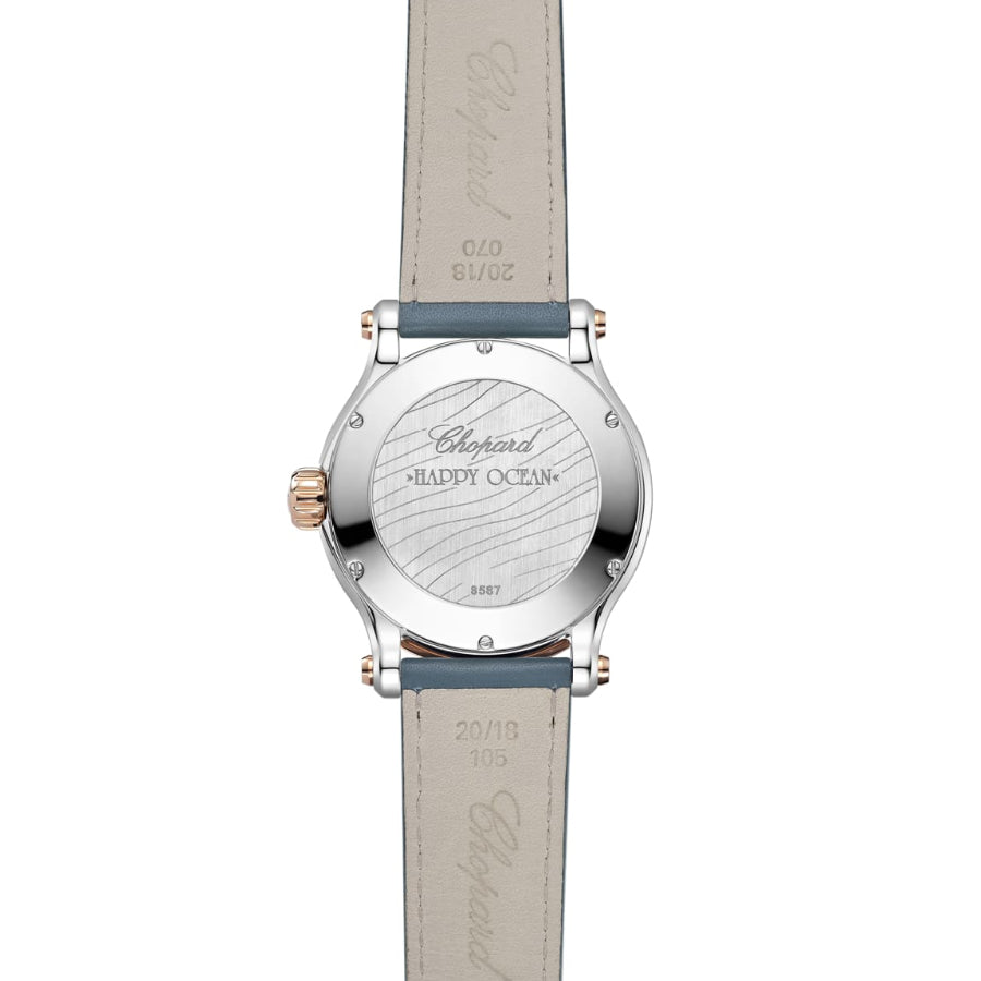 278587-6001-Chopard Ladies  278587-6001 Happy Ocean Diamonds Watch