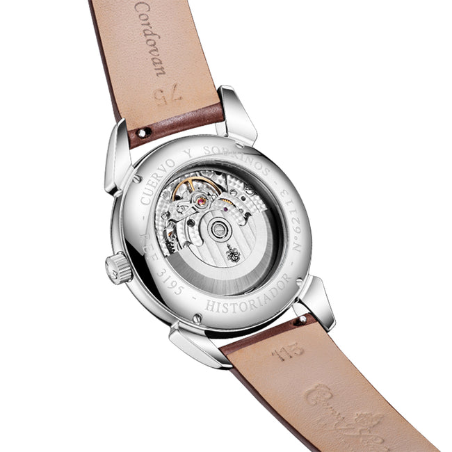 3195.1AST-CuervoySobrinos Men's 3195.1AST Asturias Brown Watch
