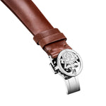 3195.1AST-CuervoySobrinos Men's 3195.1AST Asturias Brown Watch