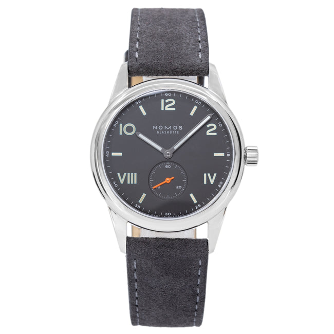 738-Nomos Glashutte 738 Club Campus Black Dial Manual Winding