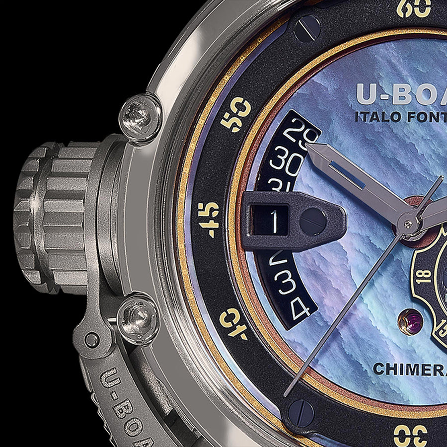 8087-U-Boat 8087 Chimera 40 mm SS MOP Limited Edition Watch