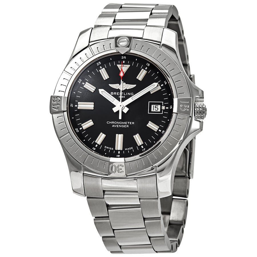 A17318101B1A1-Breitling Men's A17318101B1A1 Avenger 43 Black Dial Watch