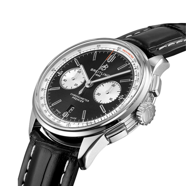 AB0118371B1P1-Breitling AB0118371B1P1 Premier Chrono Black Dial Watch