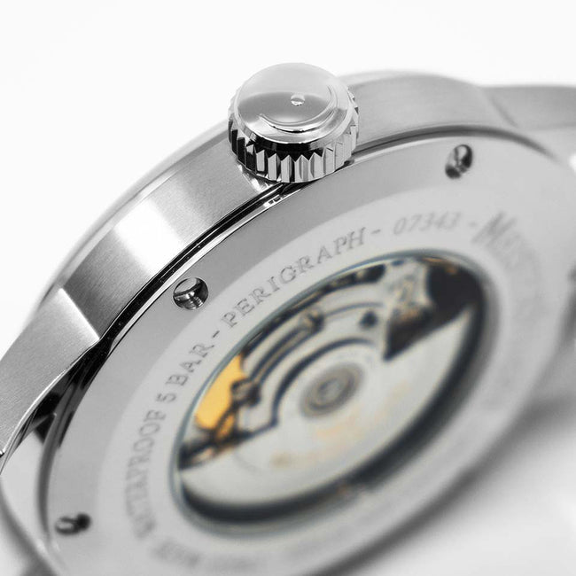 AM1008-Meistersinger Men's AM1008 Perigraph Sunburst Blue Auto