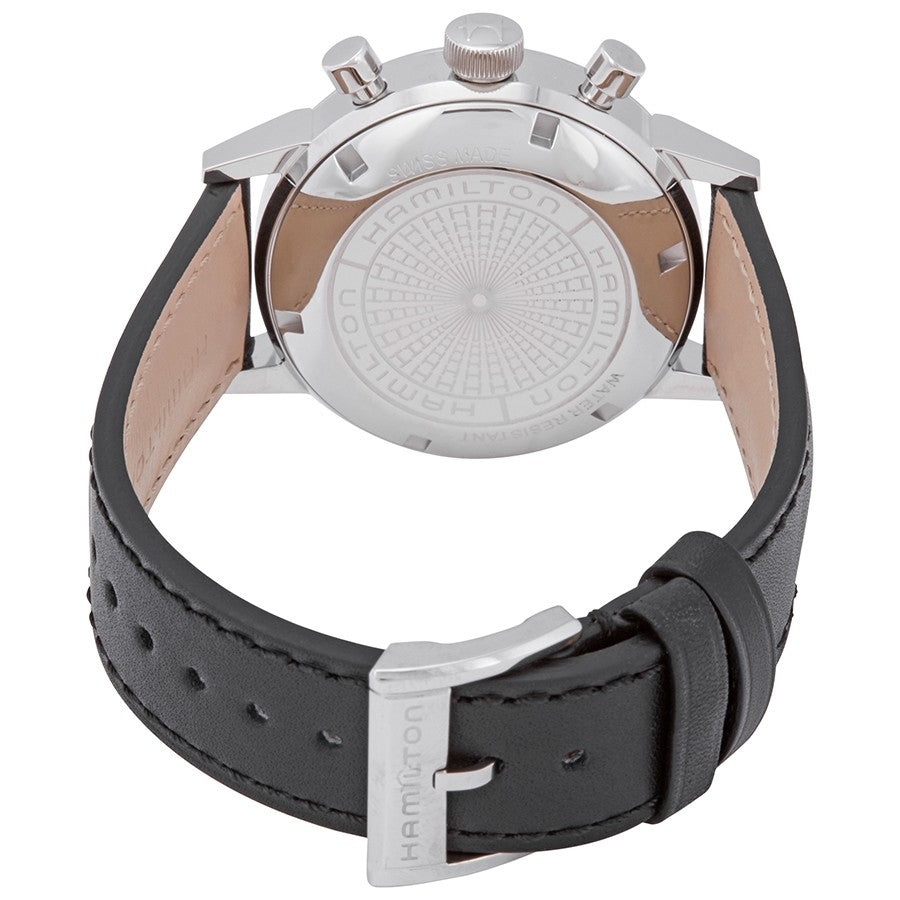 H38416711-Hamilon Men's H38416711 Intra-Matic White Dial Watch