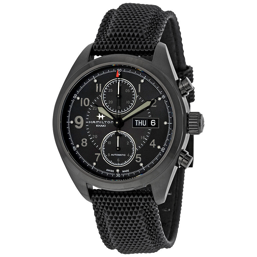 Hamilton Men's H71626735 Khaki Field Auto Chrono Watch