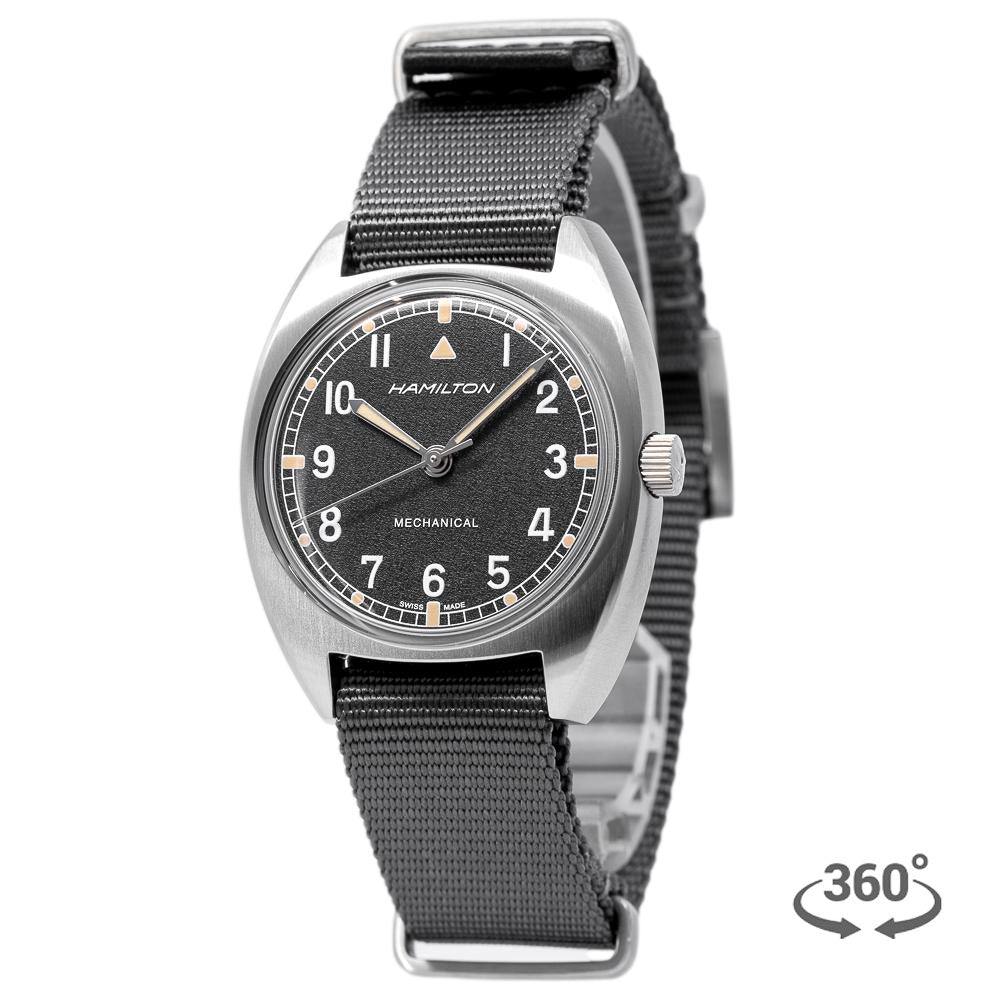  H76419931-Hamilton H76419931 Khaki Pilot Pioneer Black Dial Watch
