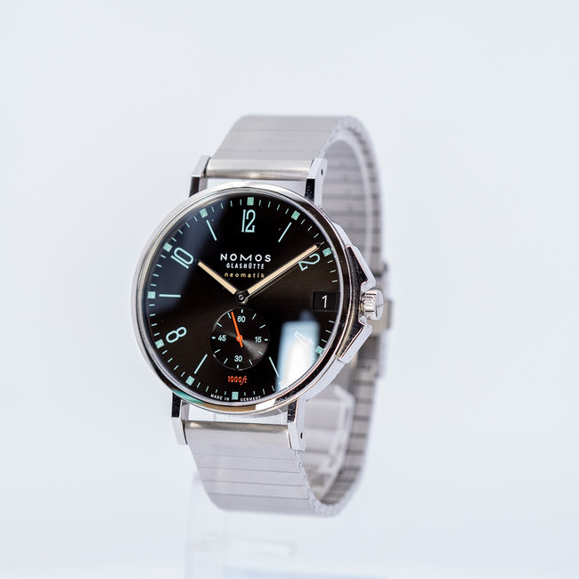 581-Nomos Glashutte 581 Tangente Neomatik Black Dial Auto