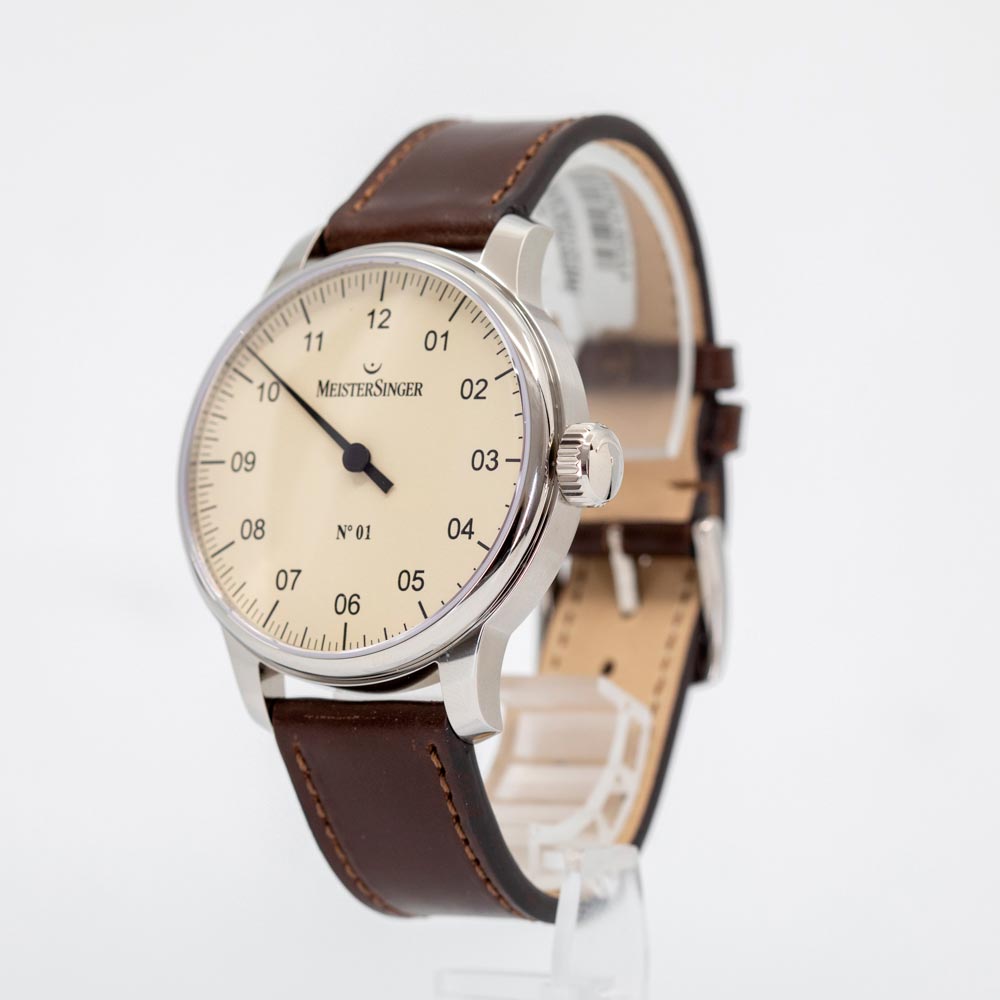 AM3303-MeisterSinger Men's AM3303 N.01 Ivory Dial Watch