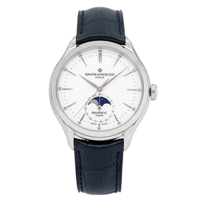 M0A10549-Baume&Mercier Men's M0A10549 Clifton Moonphase Watch