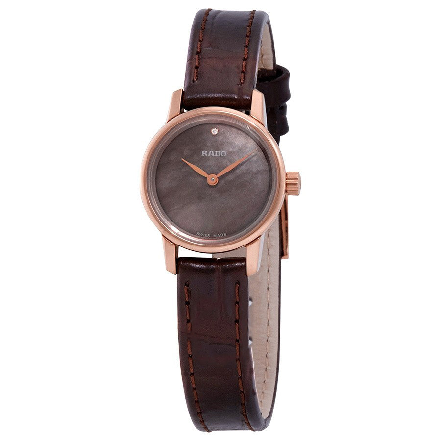 R22891935-Rado Ladies R22891935 Coupole Classic Brown Dial Watch