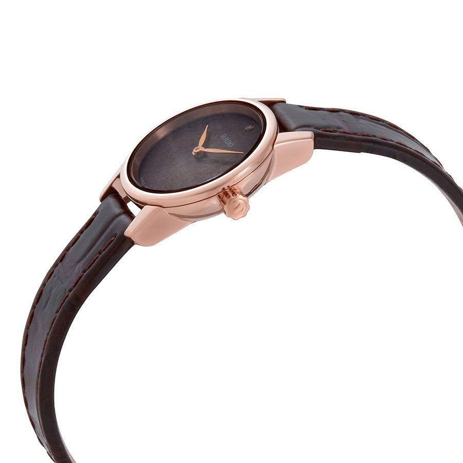 R22891935-Rado Ladies R22891935 Coupole Classic Brown Dial Watch