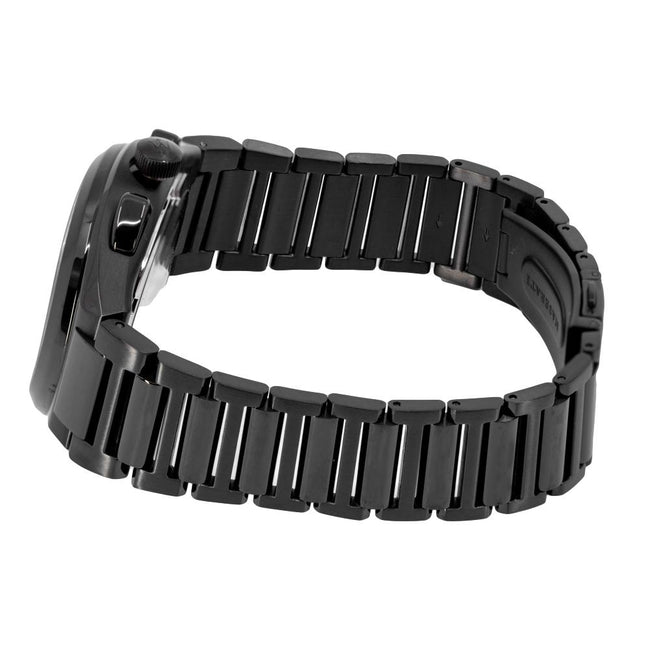 R8873639003-Maserati Men's R8873639003 Triconic Black Steel Watch