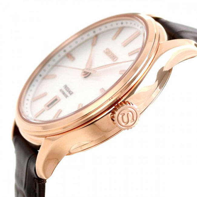 SRPD42J1-Seiko Men's SRPD42J1 Presage White Dial Auto Watch