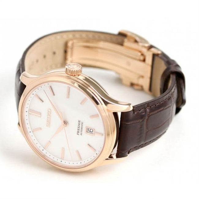 SRPD42J1-Seiko Men's SRPD42J1 Presage White Dial Auto Watch
