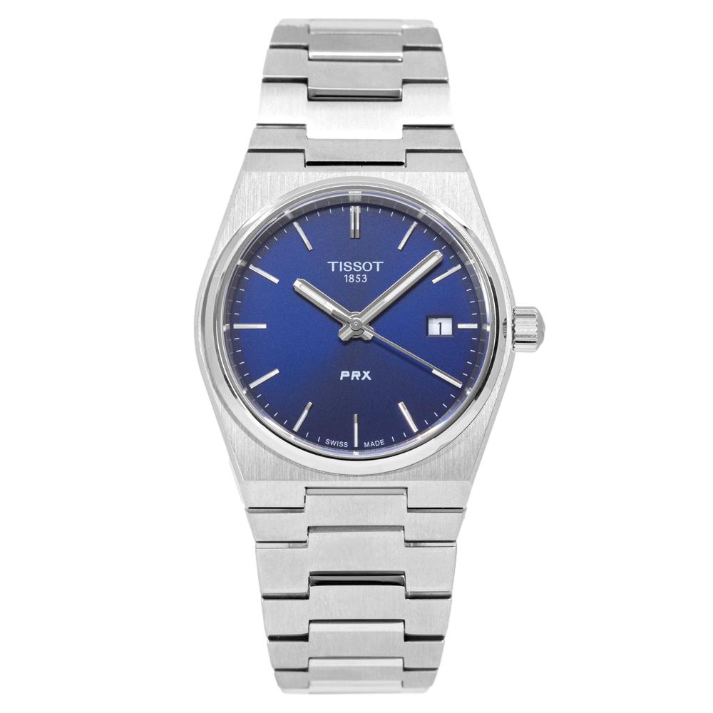 T1372101104100-Tissot Ladies T137.210.11.041.00 PRX Blue Dial 35mm Watch