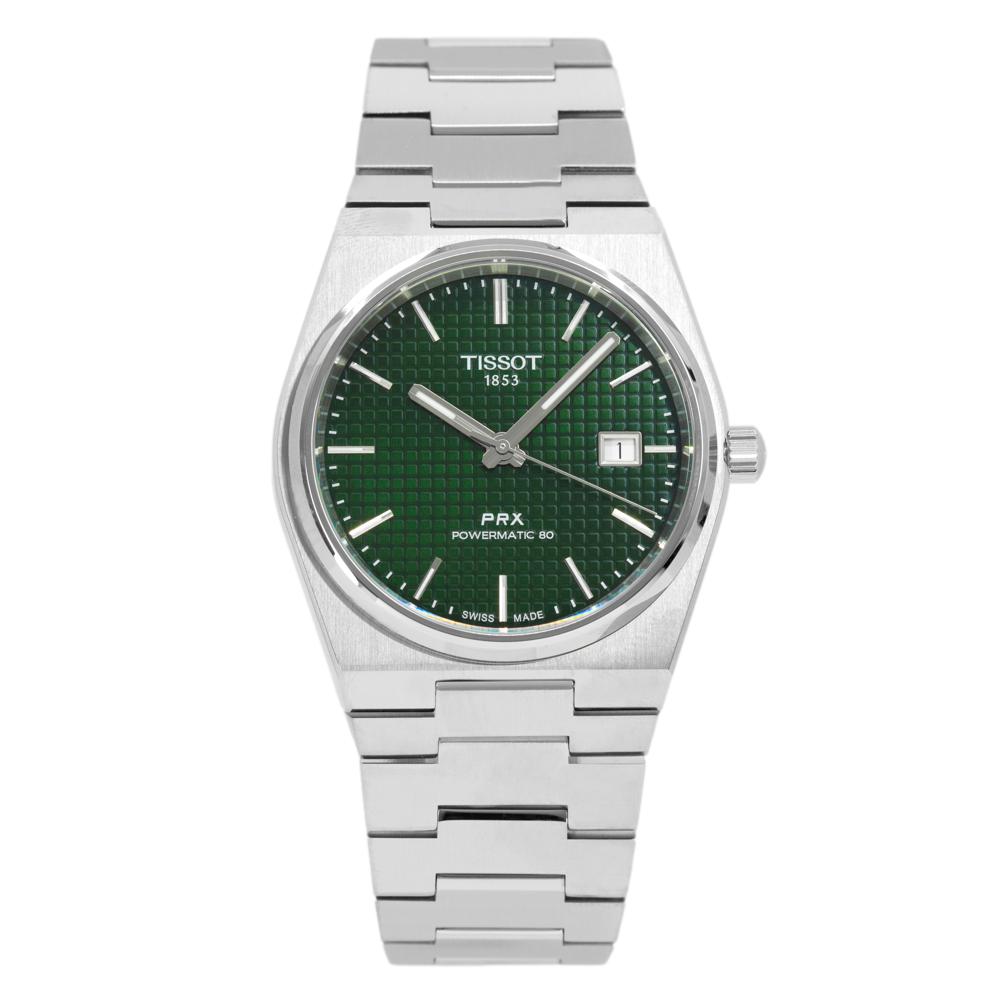 T1374071109100-Tissot Men's T137.407.11.091.00 PRX Green Dial Watch