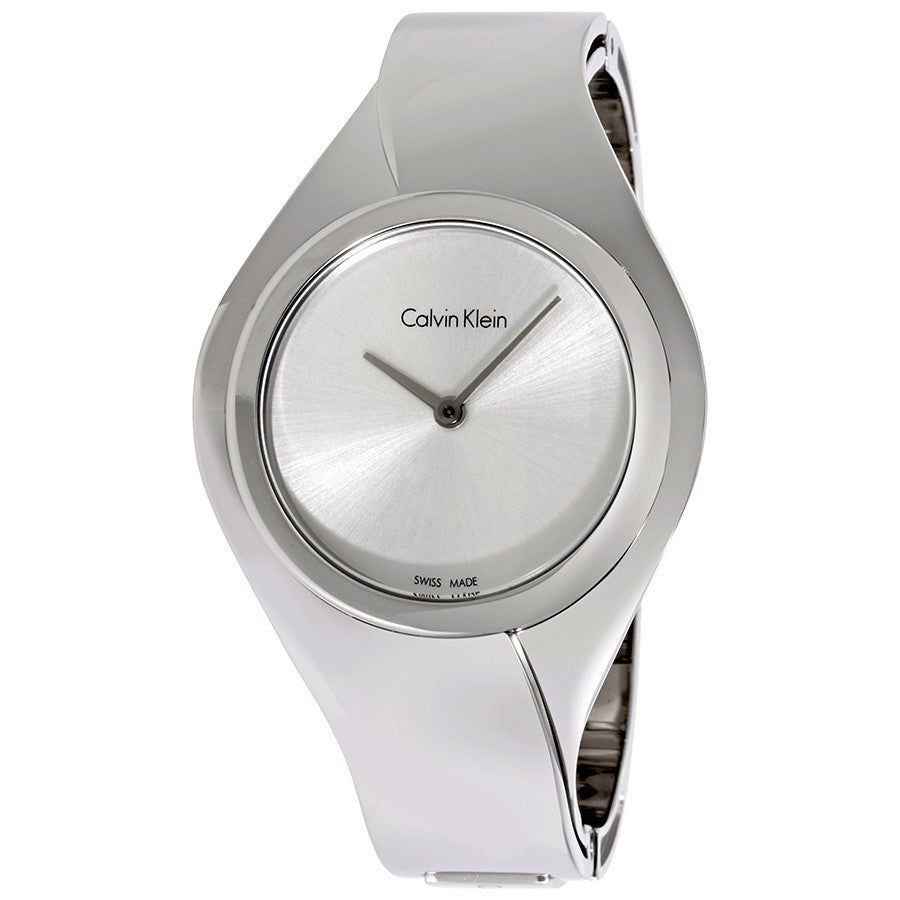 Calvin klein silver bangle watch Clearance