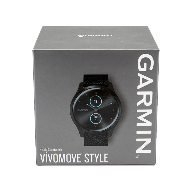 Garmin 010-02240-03 vívomove® Style Black SmartWatch