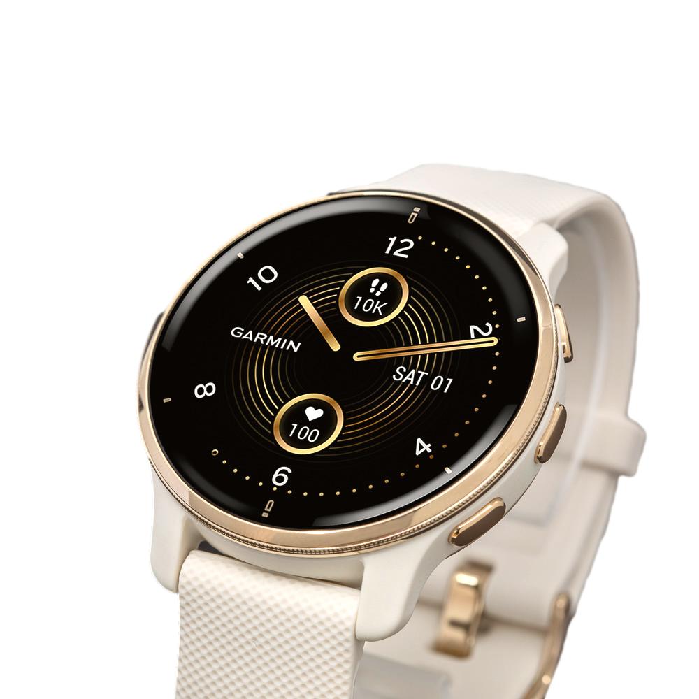 Garmin 010-02496-12 Venu® 2 Plus White Smartwatch
