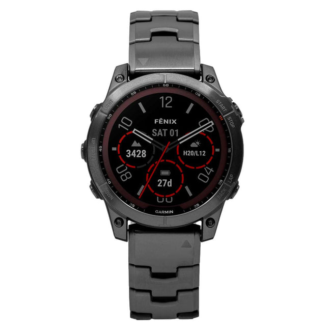 Garmin 010-02540-39  fēnix® 7 Sapphire Solar Smartwatch