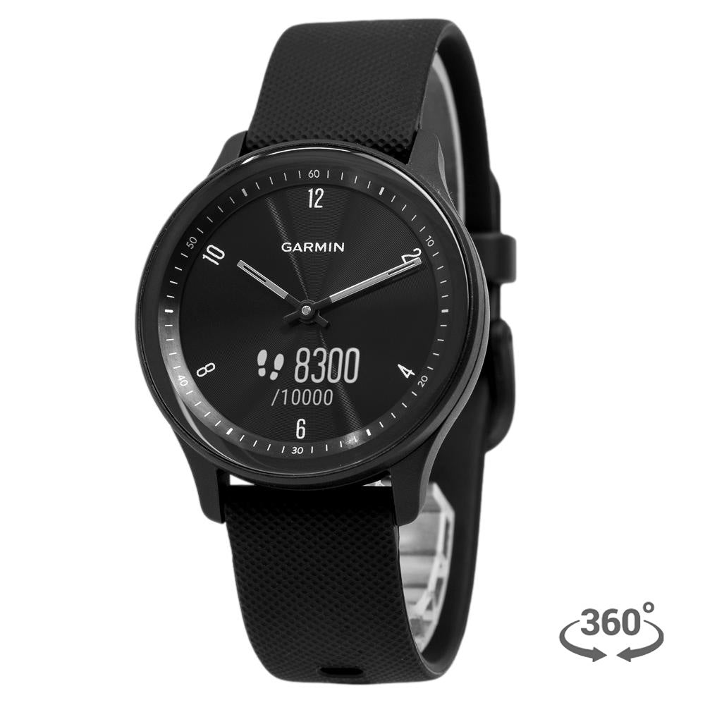 010-02566-00-Garmin 010-02566-00 vívomove® Sport Black Smartwatch