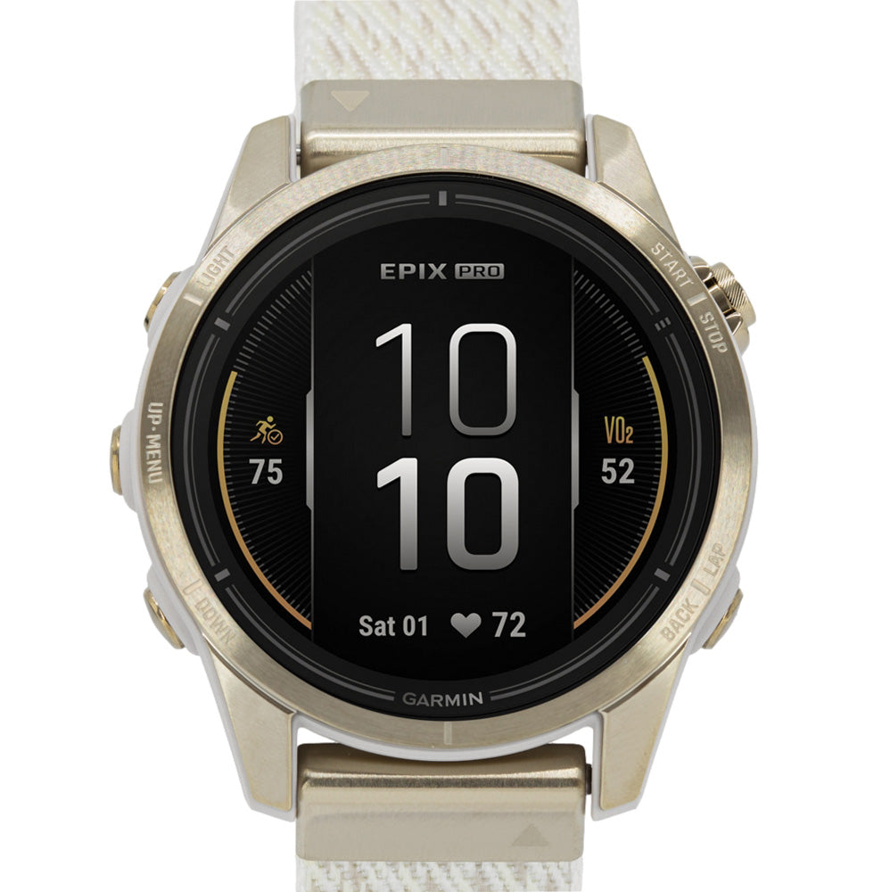 Garmin 010-02802-20 Epix Pro Gen 2 Sapphire Ed-42 mm Gold