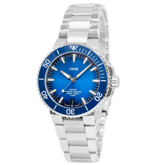 Oris Men's 01 400 7763 4135-07 8 24 09PEB Aquis Date Auto