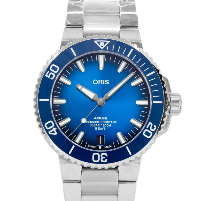 Oris Men's 01 400 7763 4135-07 8 24 09PEB Aquis Date Auto