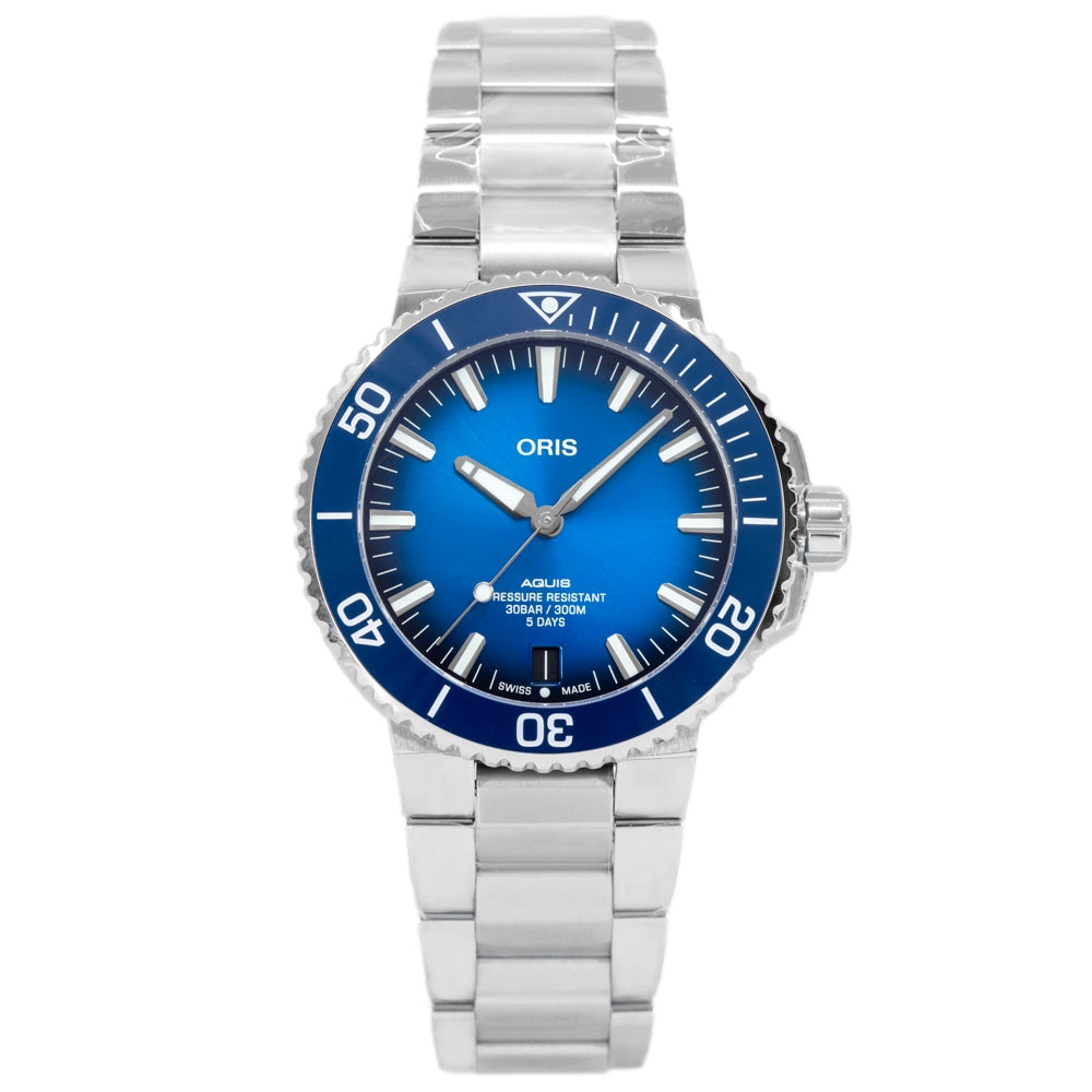 Oris Men's 01 400 7763 4135-07 8 24 09PEB Aquis Date Auto