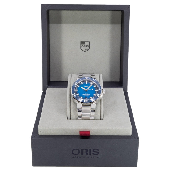 Oris Men's 01 400 7763 4135-07 8 24 09PEB Aquis Date Auto