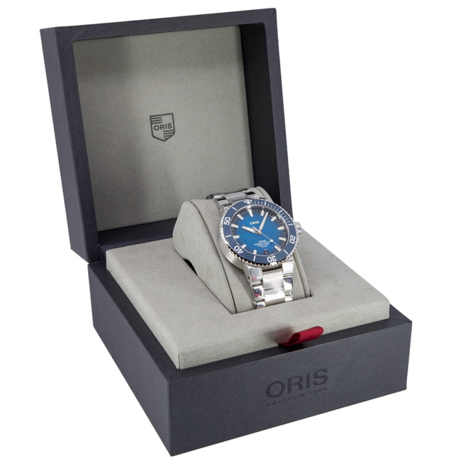 Oris Men's 01 400 7763 4135-07 8 24 09PEB Aquis Date Auto