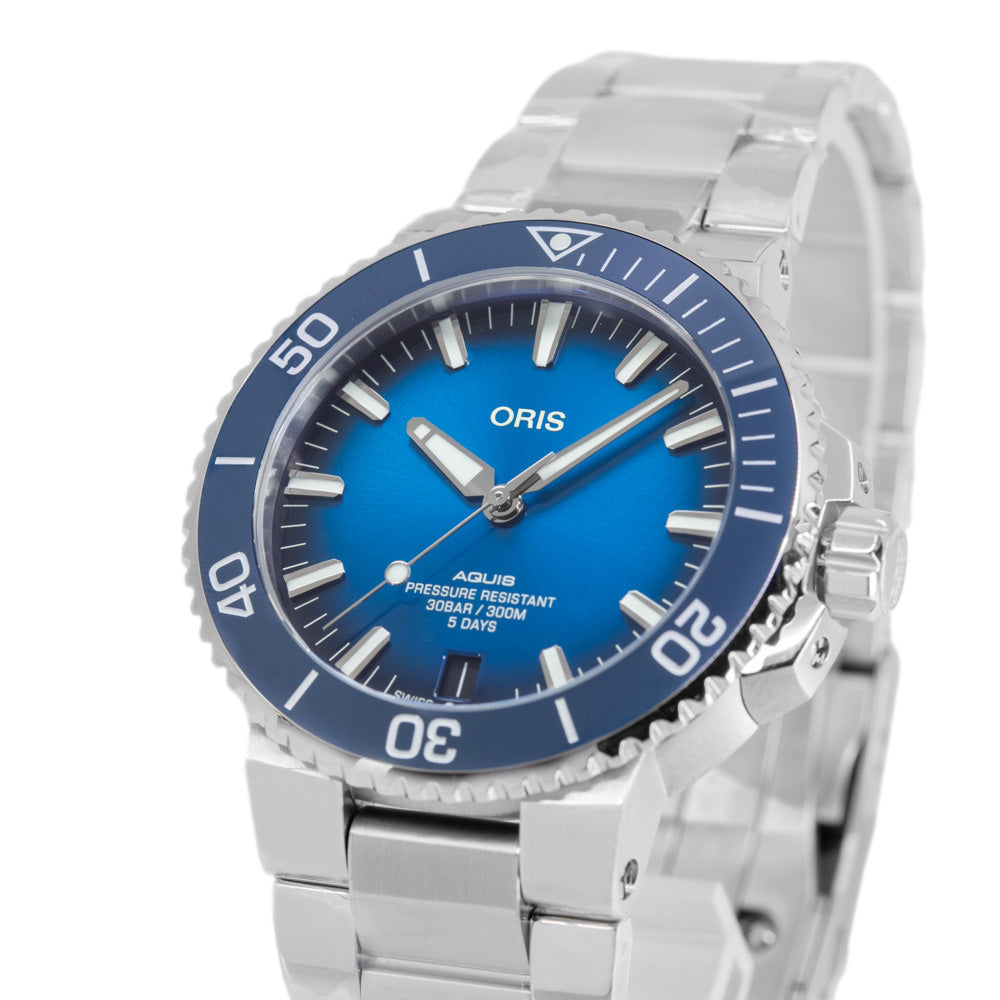 Oris Men's 01 400 7763 4135-07 8 24 09PEB Aquis Date Auto