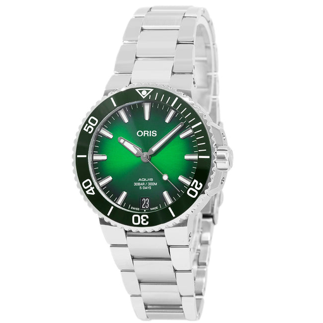 Oris Men's 01 400 7763 4157-07 8 24 09PEB Aquis Automatic