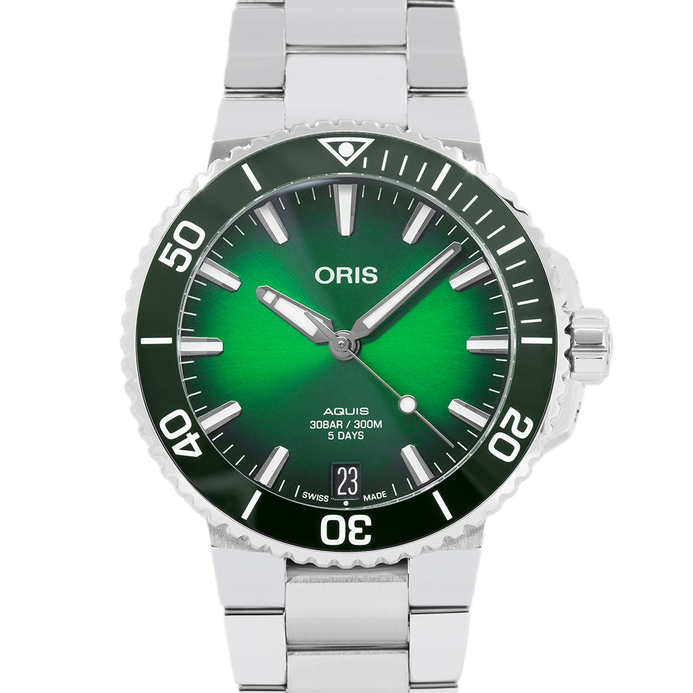 Oris Men's 01 400 7763 4157-07 8 24 09PEB Aquis Automatic