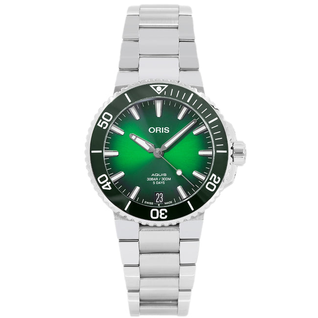 Oris Men's 01 400 7763 4157-07 8 24 09PEB Aquis Automatic