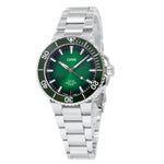 Oris 01 400 7769 4157-07 8 22 09PEB Aquis Green Dial Watch