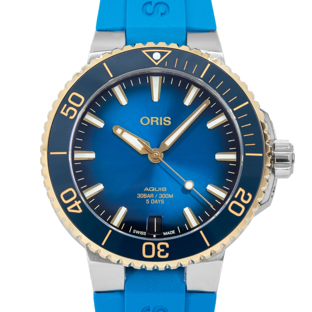 Oris Men's 01 400 7769 6355-07 4 22 75FC Aquis Date 400