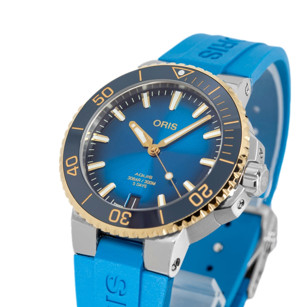 Oris Men's 01 400 7769 6355-07 4 22 75FC Aquis Date 400