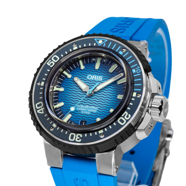 Oris Men's 01 400 7777 7155-Set Aquis Pro 4000m 49.5mm Auto