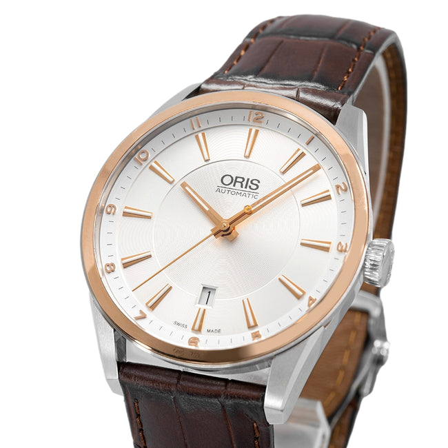 Oris 01 733 7642 6331-07 5 21 80FC Artix 18K Rose Gold Auto
