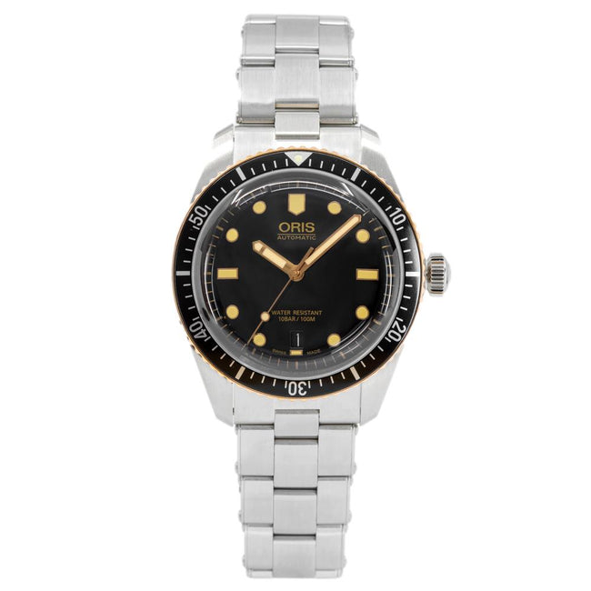 Oris 01 733 7707 4354-07 8 20 18 Divers 65 Black Dial Watch