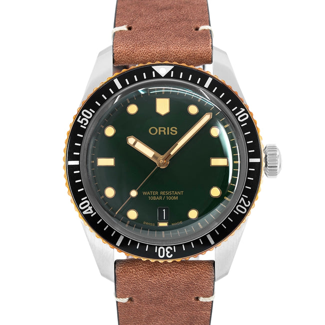 Oris 01 733 7707 4357-07 5 20 45 Divers 65 Green Dial Auto