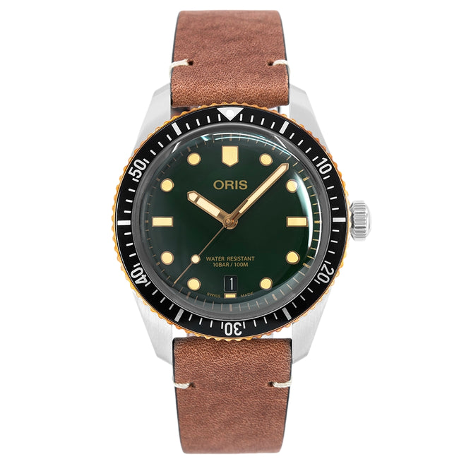 Oris 01 733 7707 4357-07 5 20 45 Divers 65 Green Dial Auto